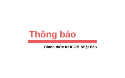 Thông Báo Từ Icom Nhật Bản Về Việc Hàng Loạt Bộ Đàm Phát Nổ Tại Lebanon